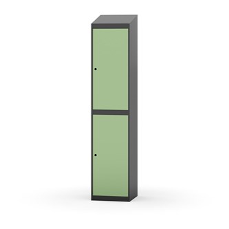 Garderobeskap Novis skrått tak 2:1 B40