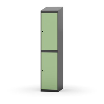 Garderobeskap Novis skrått tak 2:1 B40