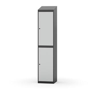 Garderobeskap Novis skrått tak 2:1 B40