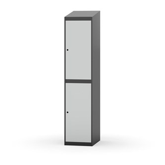 Garderobeskap Novis skrått tak 2:1 B40