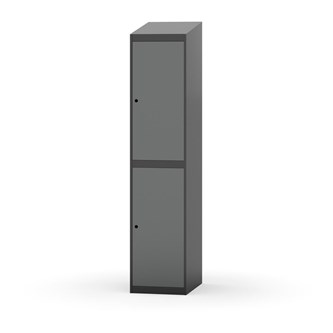 Garderobeskap Novis skrått tak 2:1 B40