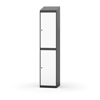 Garderobeskap Novis skrått tak 2:1 B40