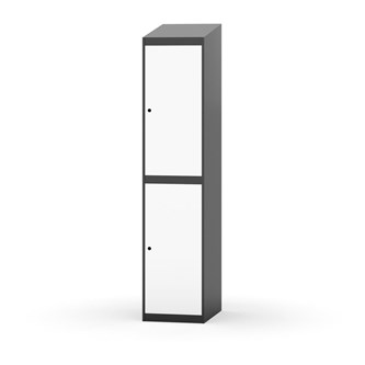 Garderobeskap Novis skrått tak 2:1 B40