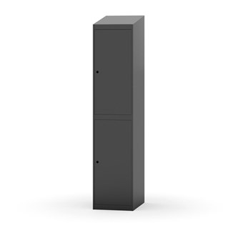 Garderobeskap Novis skrått tak 2:1 B40