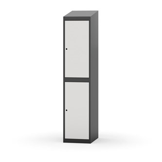 Garderobeskap Novis skrått tak 2:1 B40