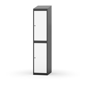 Garderobeskap Novis skrått tak 2:1 B40