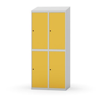 Garderobeskap Novis skrått tak 2:2 B80