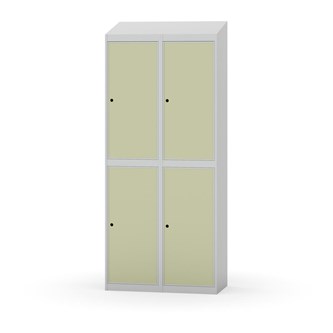 Garderobeskap Novis skrått tak 2:2 B80