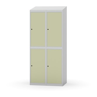 Garderobeskap Novis skrått tak 2:2 B80