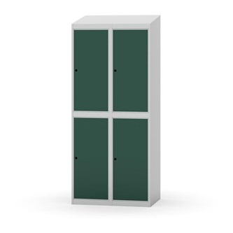 Garderobeskap Novis skrått tak 2:2 B80