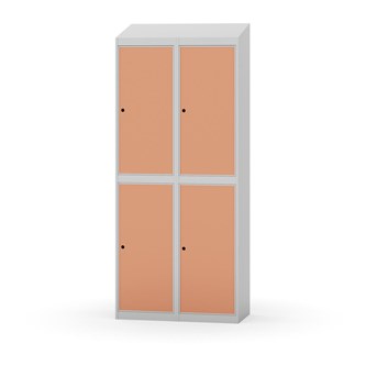 Garderobeskap Novis skrått tak 2:2 B80