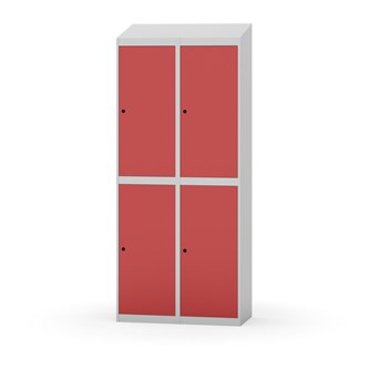 Garderobeskap Novis skrått tak 2:2 B80