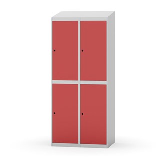 Garderobeskap Novis skrått tak 2:2 B80