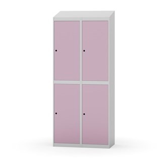 Garderobeskap Novis skrått tak 2:2 B80