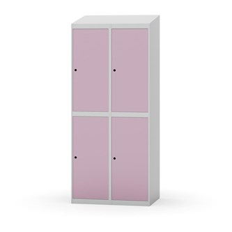 Garderobeskap Novis skrått tak 2:2 B80