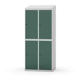 Garderobeskap Novis skrått tak 2:2 B80