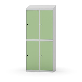 Garderobeskap Novis skrått tak 2:2 B80