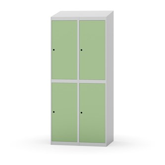 Garderobeskap Novis skrått tak 2:2 B80