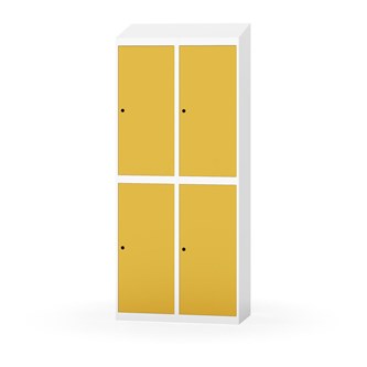 Garderobeskap Novis skrått tak 2:2 B80