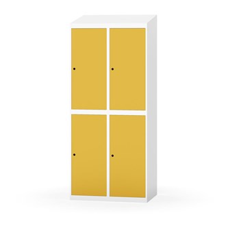 Garderobeskap Novis skrått tak 2:2 B80