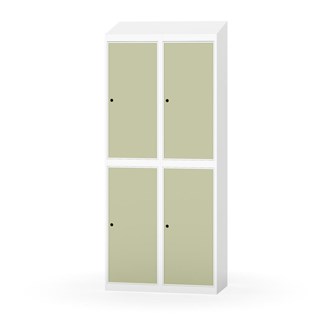 Garderobeskap Novis skrått tak 2:2 B80