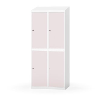 Garderobeskap Novis skrått tak 2:2 B80