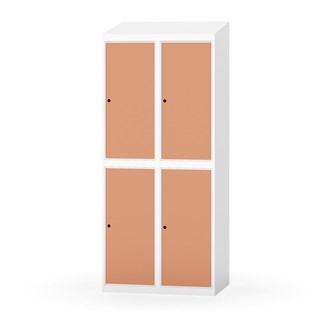 Garderobeskap Novis skrått tak 2:2 B80