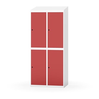 Garderobeskap Novis skrått tak 2:2 B80