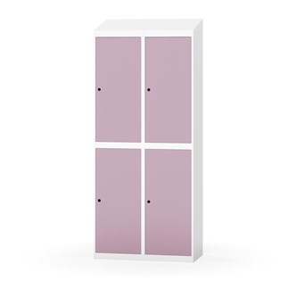 Garderobeskap Novis skrått tak 2:2 B80