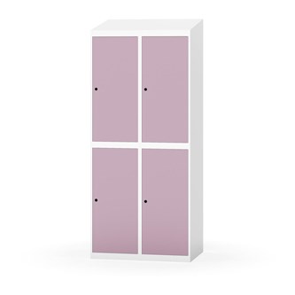 Garderobeskap Novis skrått tak 2:2 B80