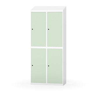 Garderobeskap Novis skrått tak 2:2 B80