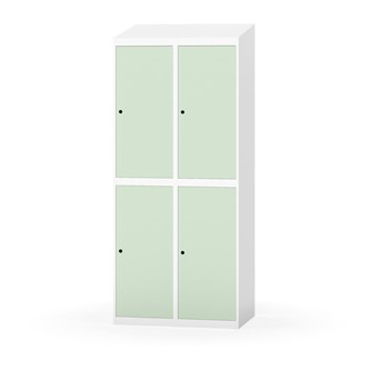 Garderobeskap Novis skrått tak 2:2 B80