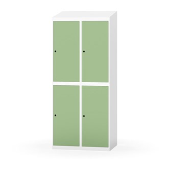 Garderobeskap Novis skrått tak 2:2 B80