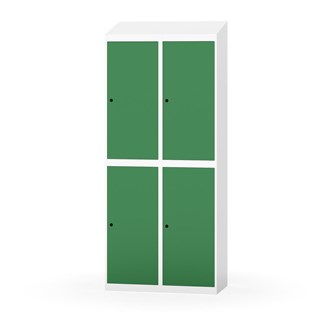 Garderobeskap Novis skrått tak 2:2 B80