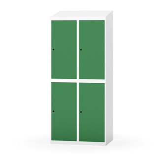 Garderobeskap Novis skrått tak 2:2 B80