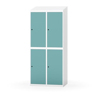 Garderobeskap Novis skrått tak 2:2 B80