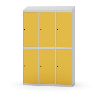 Garderobeskap Novis skrått tak 2:3 B120