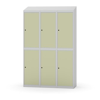 Garderobeskap Novis skrått tak 2:3 B120