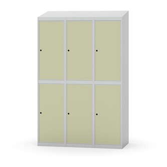 Garderobeskap Novis skrått tak 2:3 B120