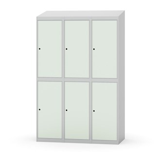 Garderobeskap Novis skrått tak 2:3 B120