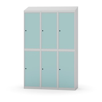 Garderobeskap Novis skrått tak 2:3 B120