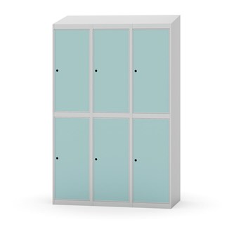 Garderobeskap Novis skrått tak 2:3 B120