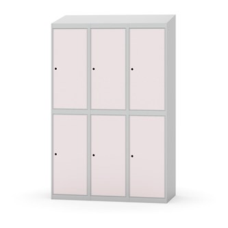 Garderobeskap Novis skrått tak 2:3 B120