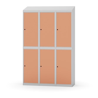 Garderobeskap Novis skrått tak 2:3 B120