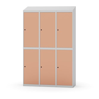 Garderobeskap Novis skrått tak 2:3 B120