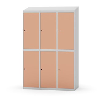 Garderobeskap Novis skrått tak 2:3 B120