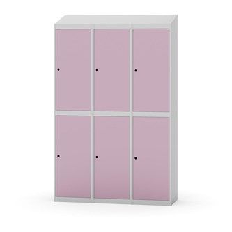 Garderobeskap Novis skrått tak 2:3 B120