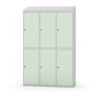 Garderobeskap Novis skrått tak 2:3 B120