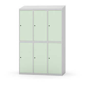 Garderobeskap Novis skrått tak 2:3 B120