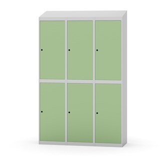 Garderobeskap Novis skrått tak 2:3 B120